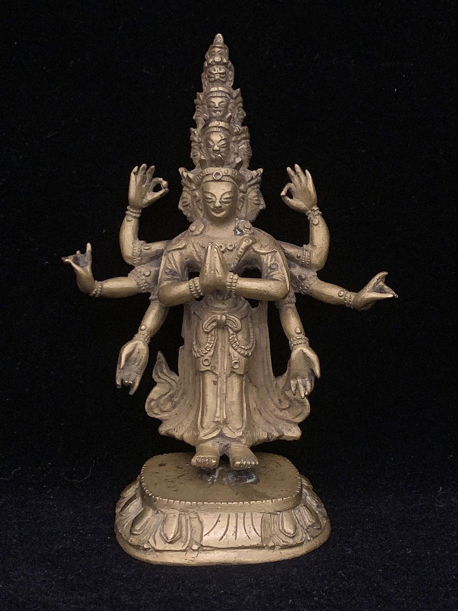 Gilt Bronze Buddha Statue (1 of 5)