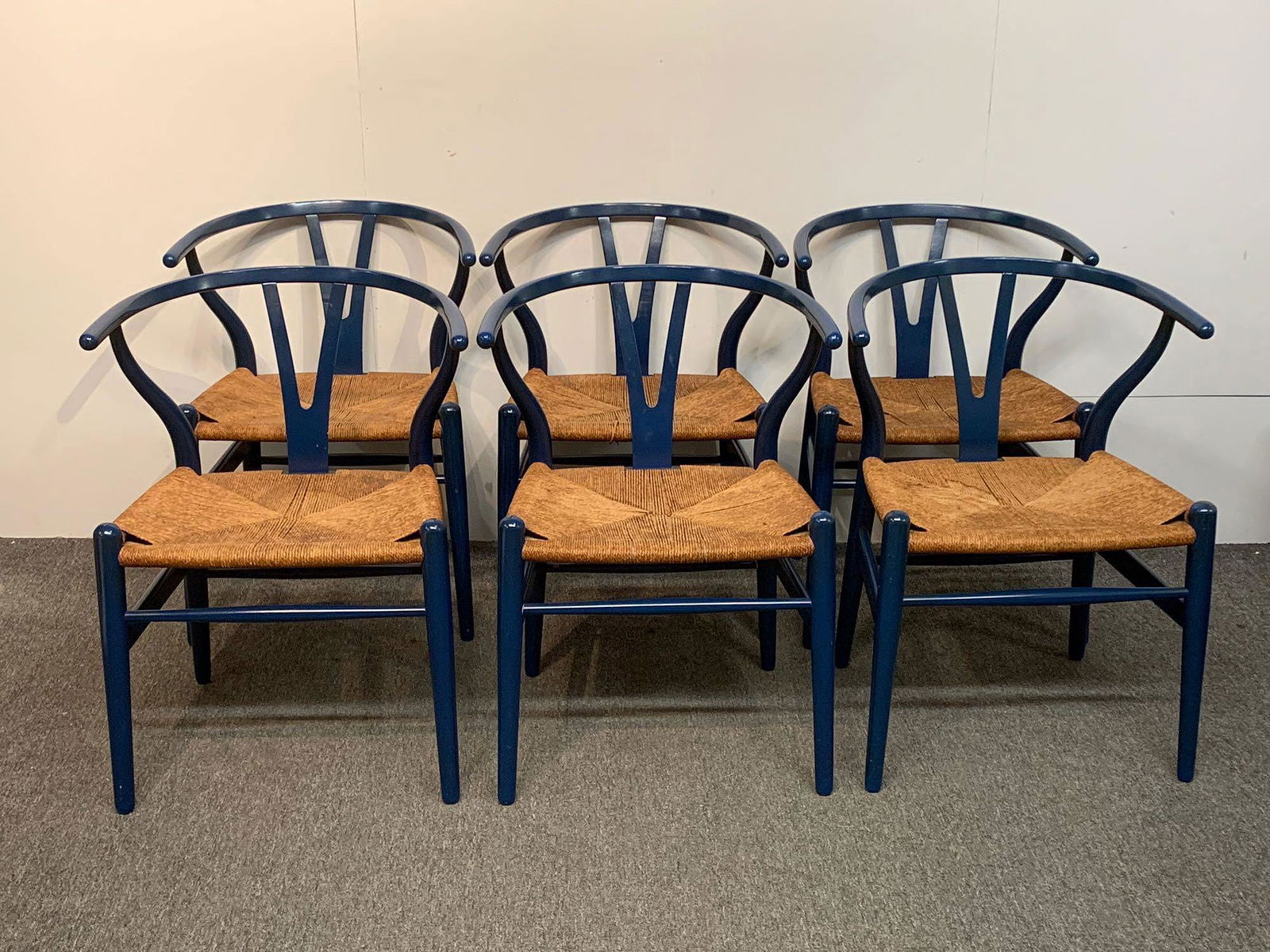 Six Hans Wegner Wishbone Chairs Oct 25 2019 Briggs Auction