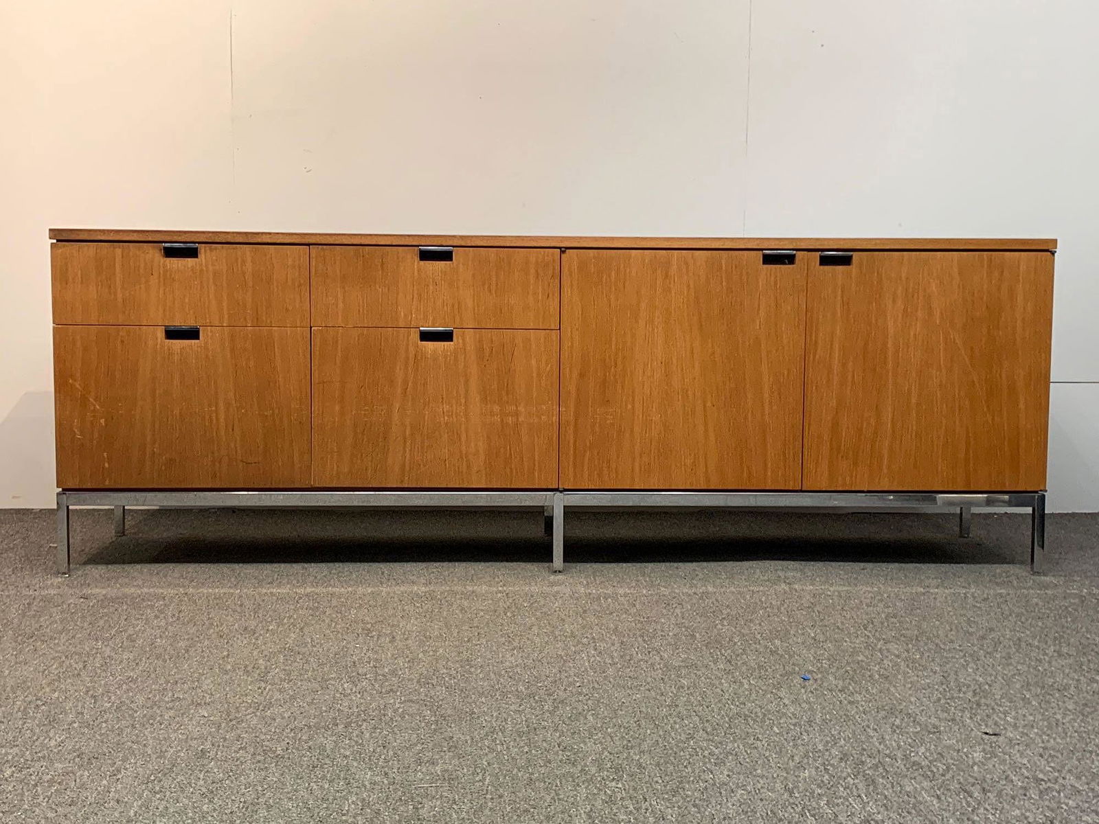 Florence Knoll Walnut Credenza (1 of 4)
