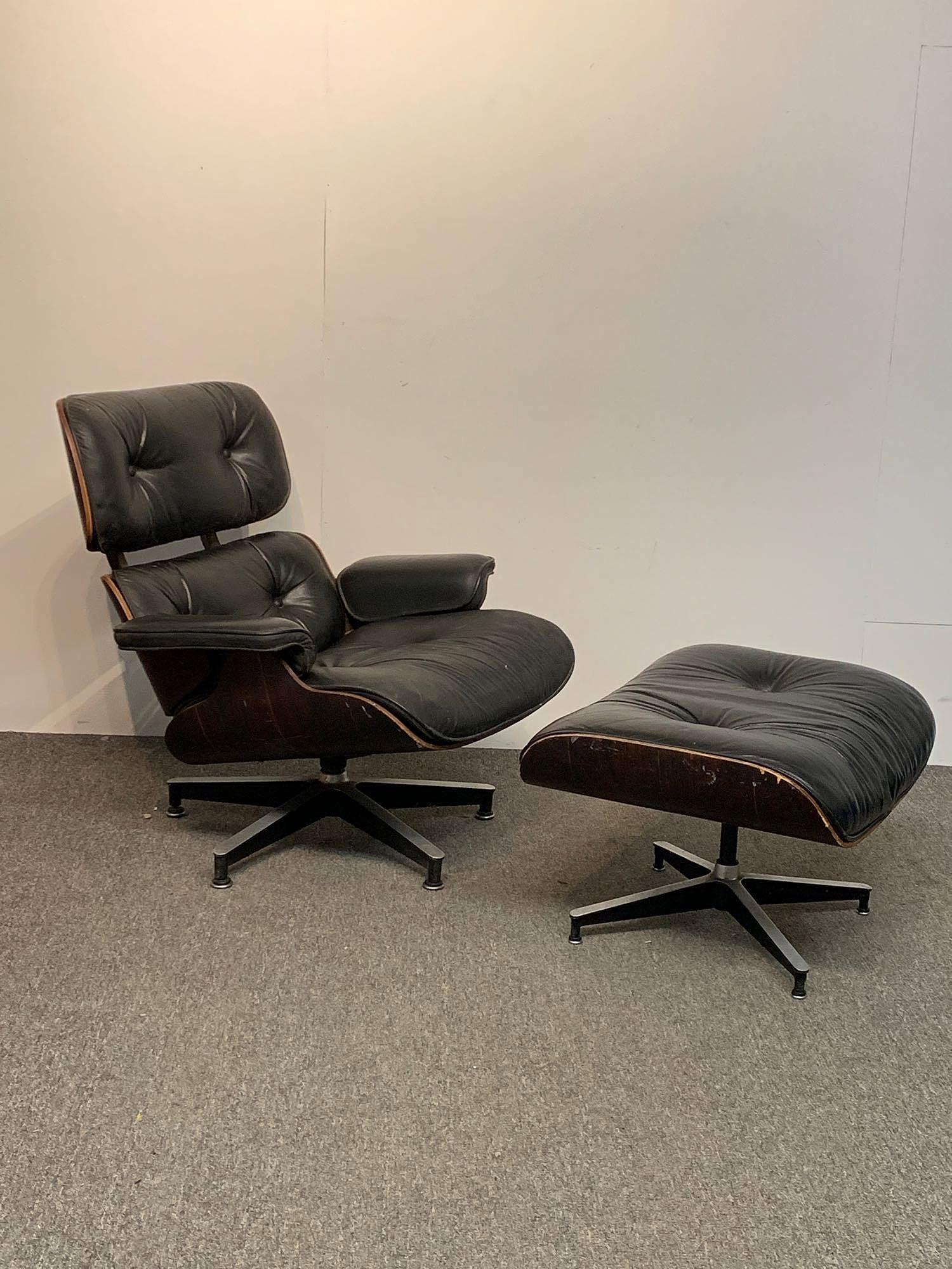 Charles & Ray Eames Lounge Chair and Ottoman (1 of 10)