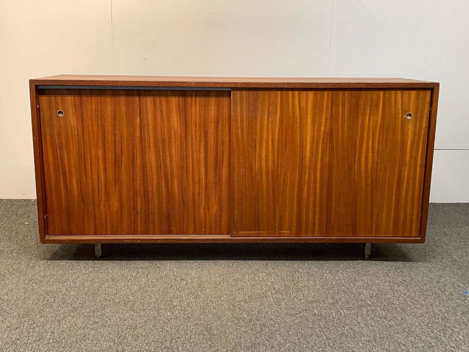 American Modern Sliding Door Credenza (1 of 4)