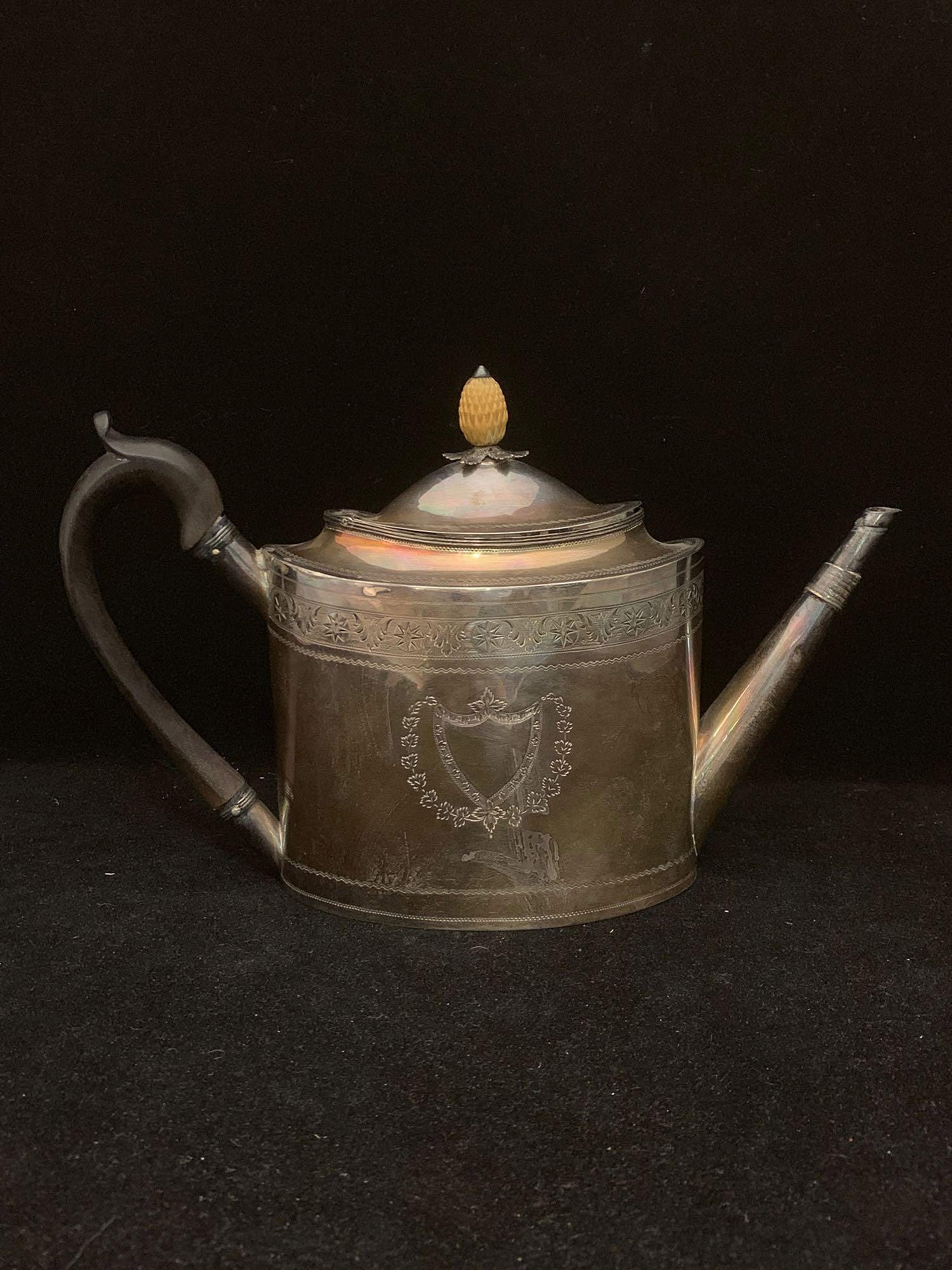Federal Sterling Silver Teapot (1 of 6)
