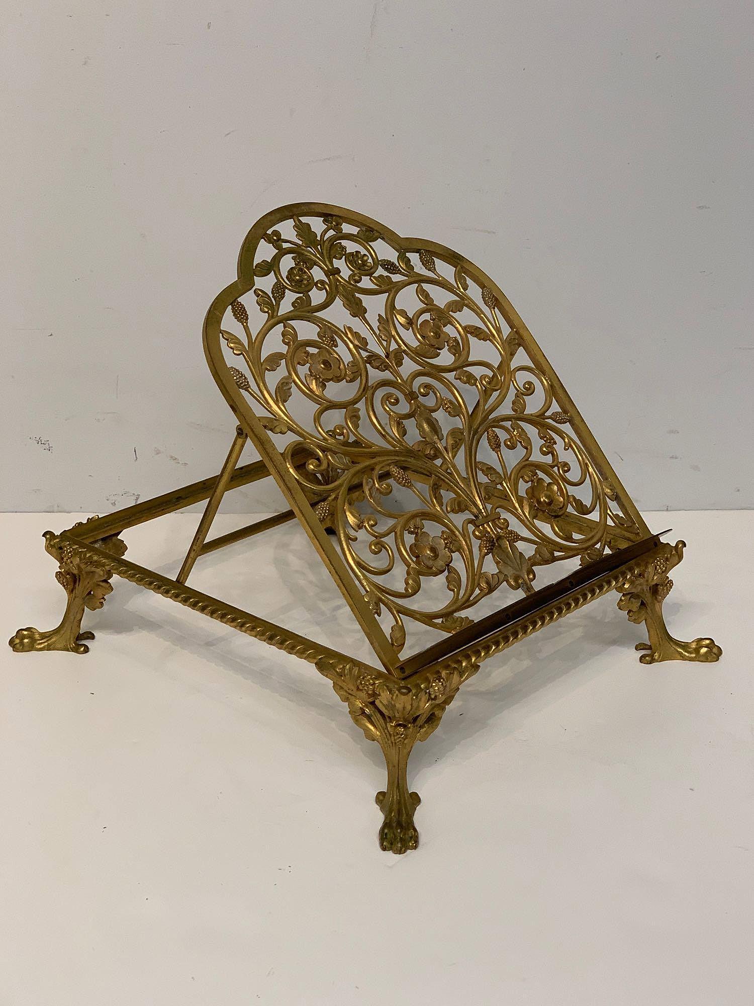 Louis XV-style Gilt Bronze Bookstand (1 of 5)