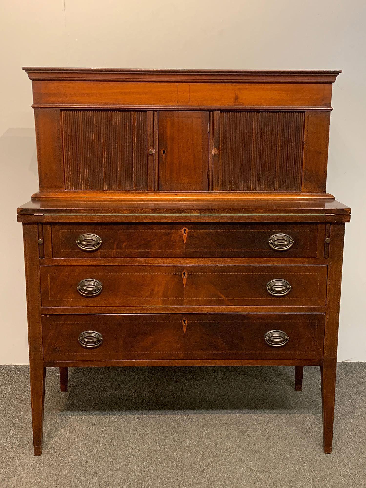 Antique Federal-style Tambour Desk (1 of 4)