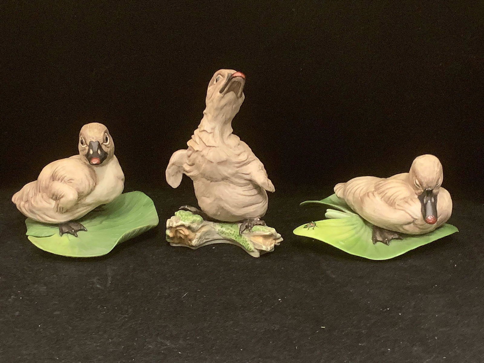 Three Boehm Porcelain Cygnet Ducklings (1 of 5)