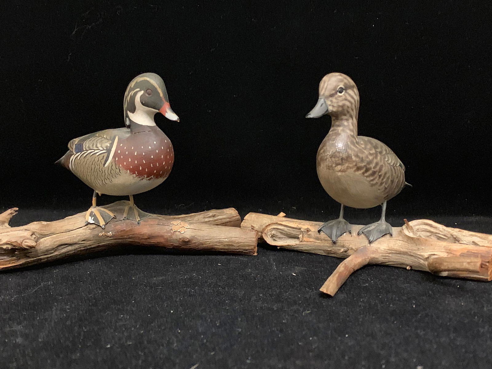 Two James Latham Miniature Decoy Carvings (1 of 5)
