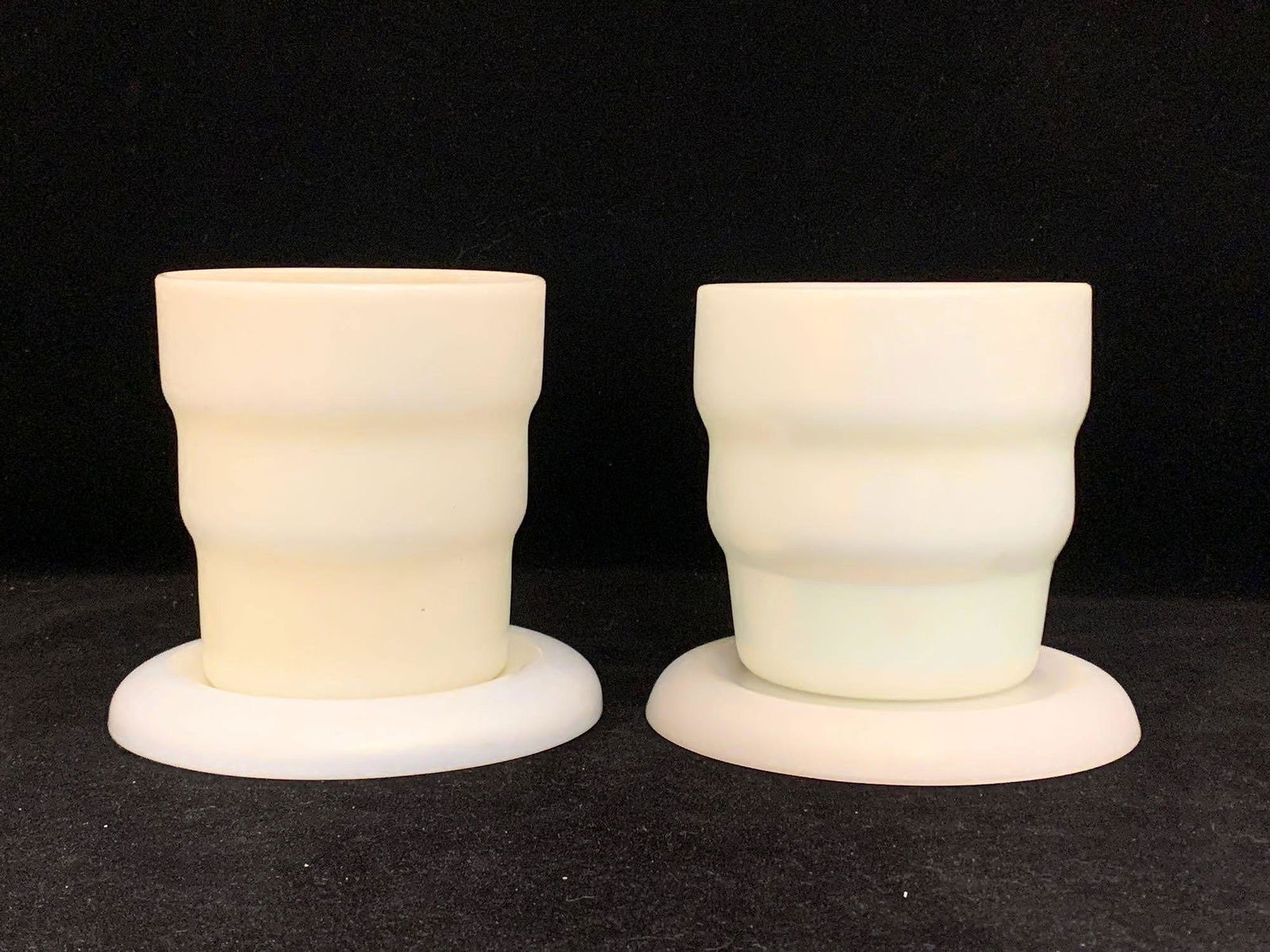 Pair of Steuben Calcite Glass Vases (1 of 5)