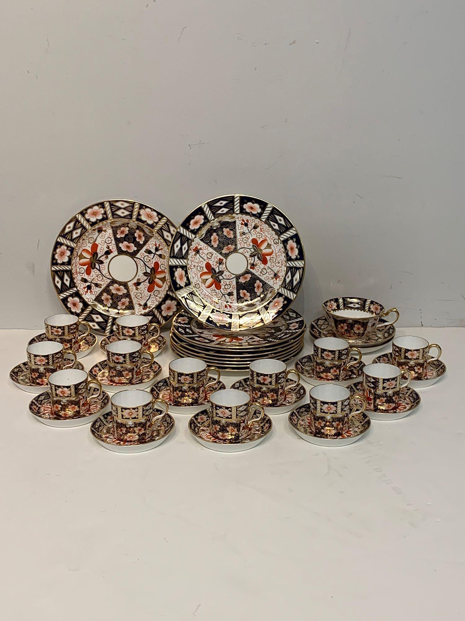 Thirty Eight Piece Royal Crown Derby China Service (1 of 3)