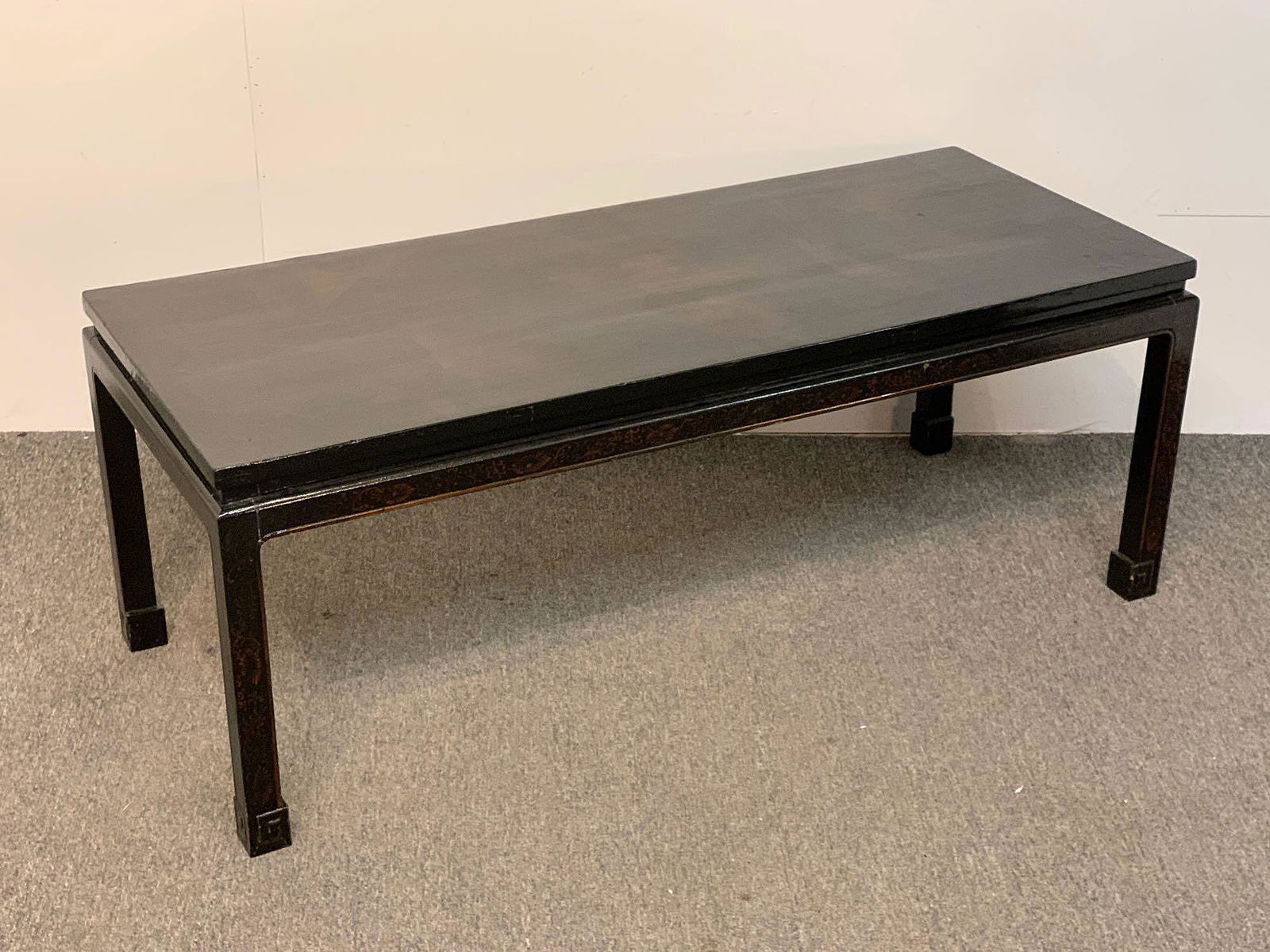 Chinese Chinoiserie Lacquered Low Table (1 of 4)
