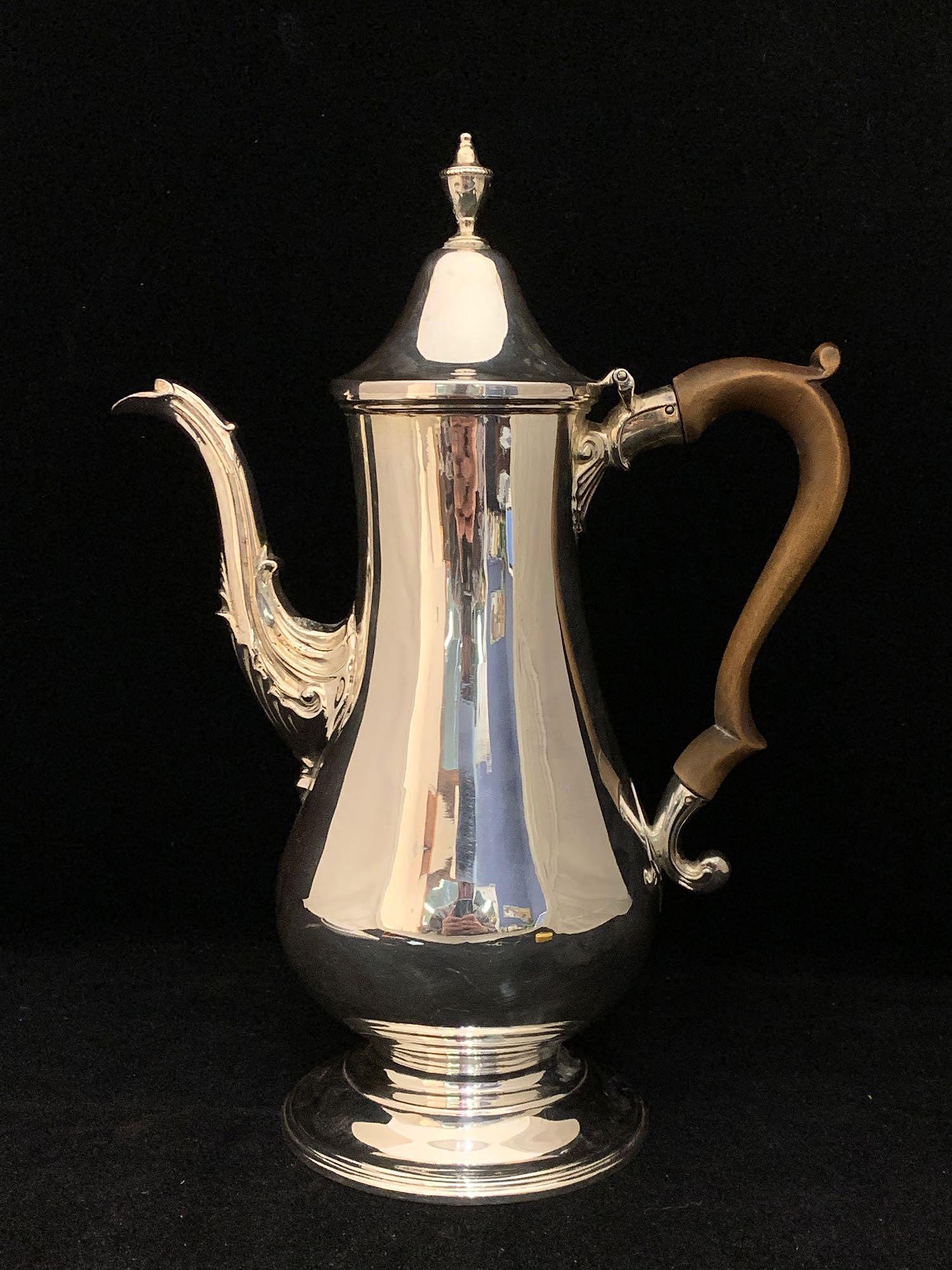 Georgian Sterling Silver Coffee Pot (1 of 5)