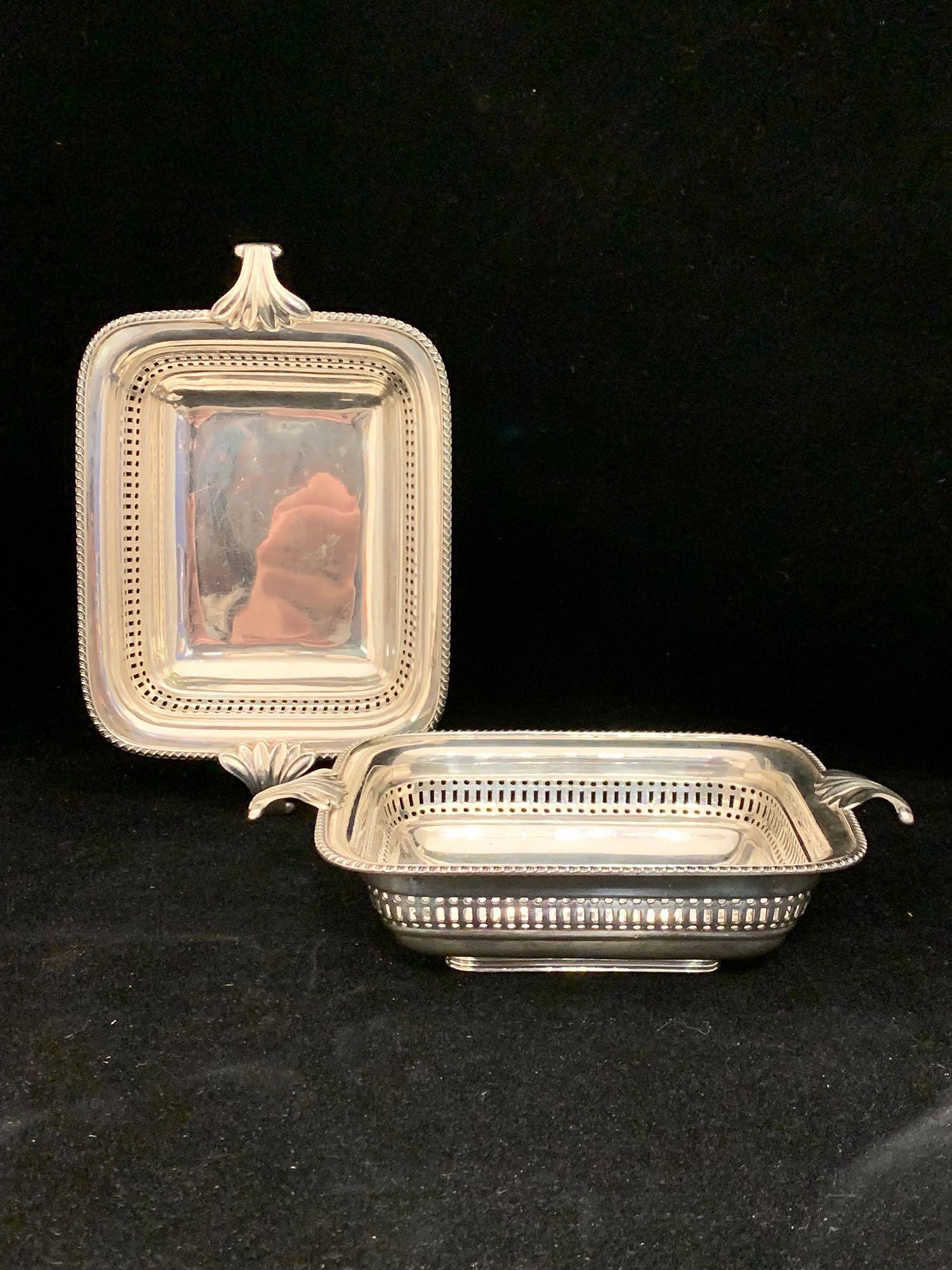 Two Small Israel Freeman Sterling Silver Service Dishes (1 of 4)