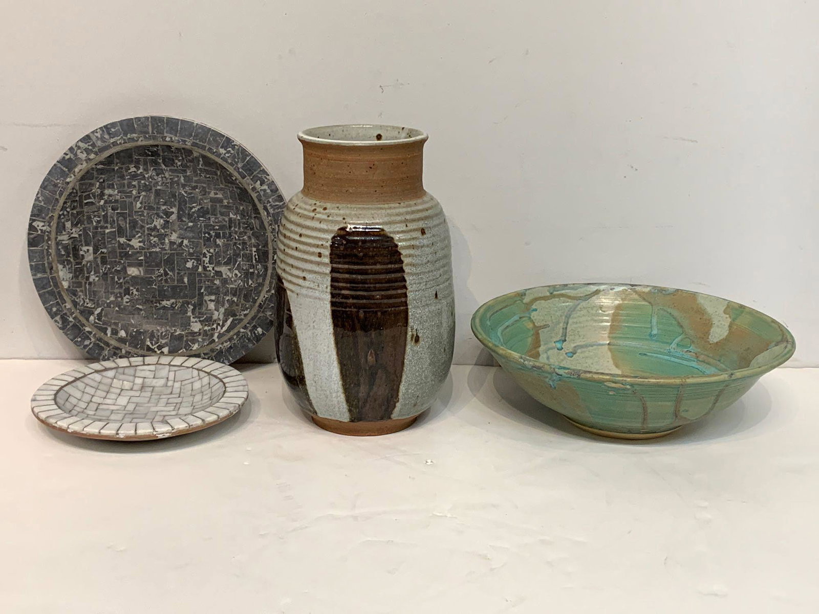 Four Piece Modernist Pottery Grouping (1 of 5)