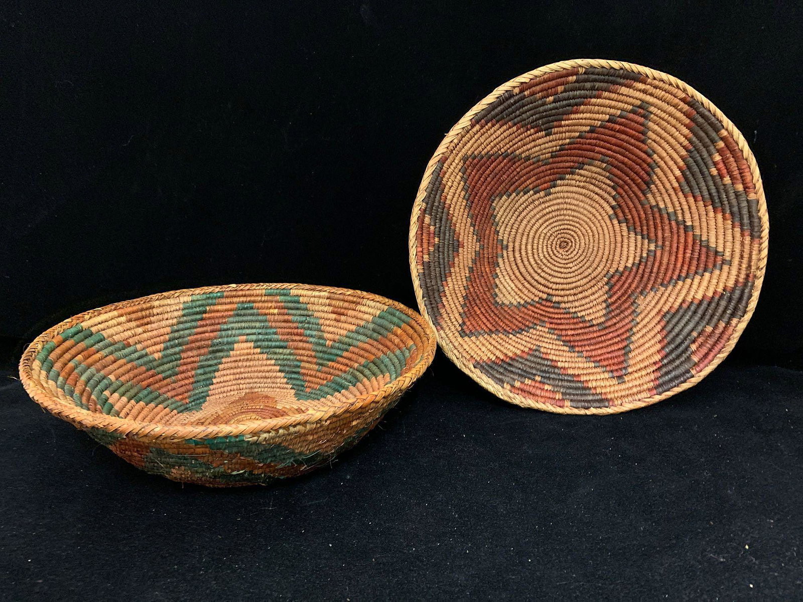 Two Native American Coiled Bowls (1 of 5)