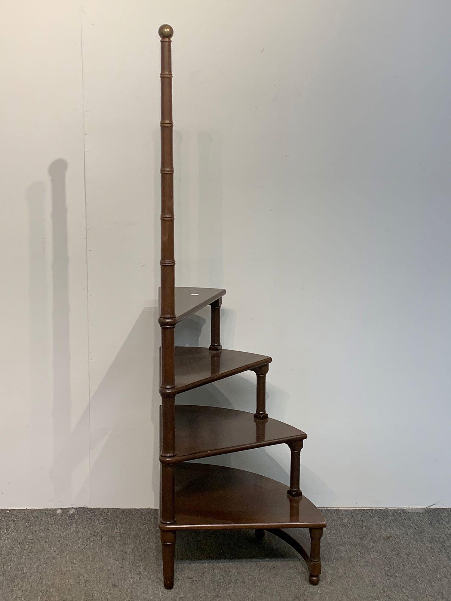 Kittinger Mahogany Library Steps (1 of 4)