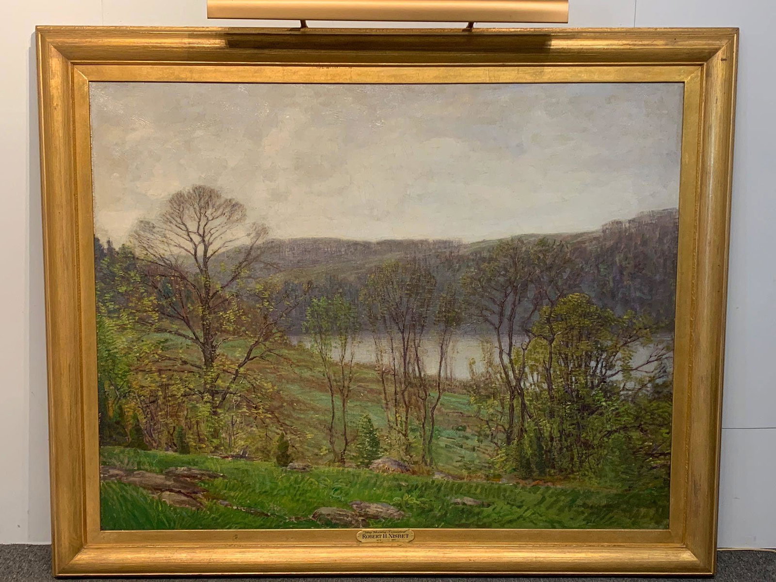 Robert Hogg Nisbet Oil on Canvas. May Morning (1 of 6)