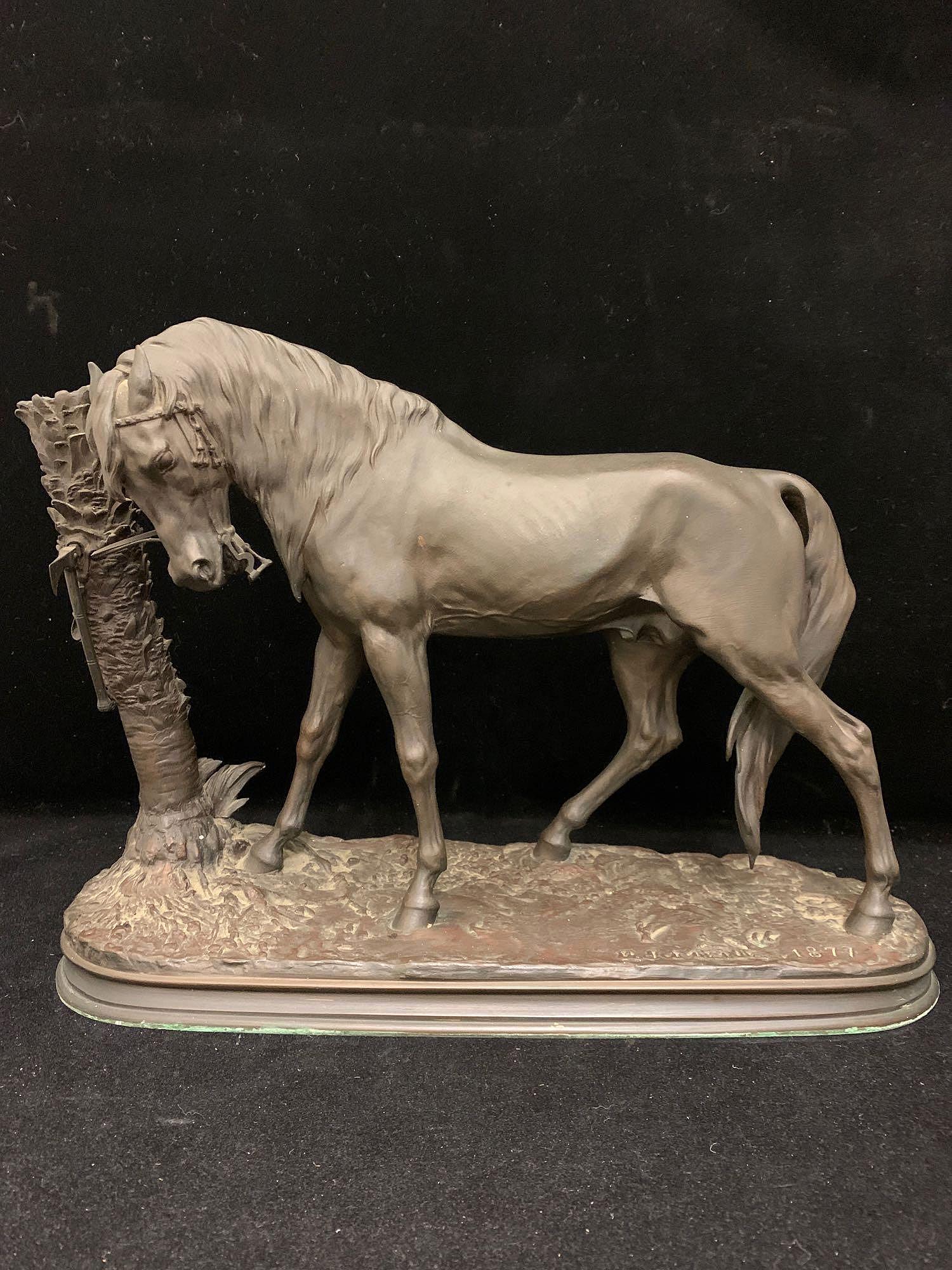 After Pierre Mene Cast Bronze Equestrian Sculpture (1 of 5)