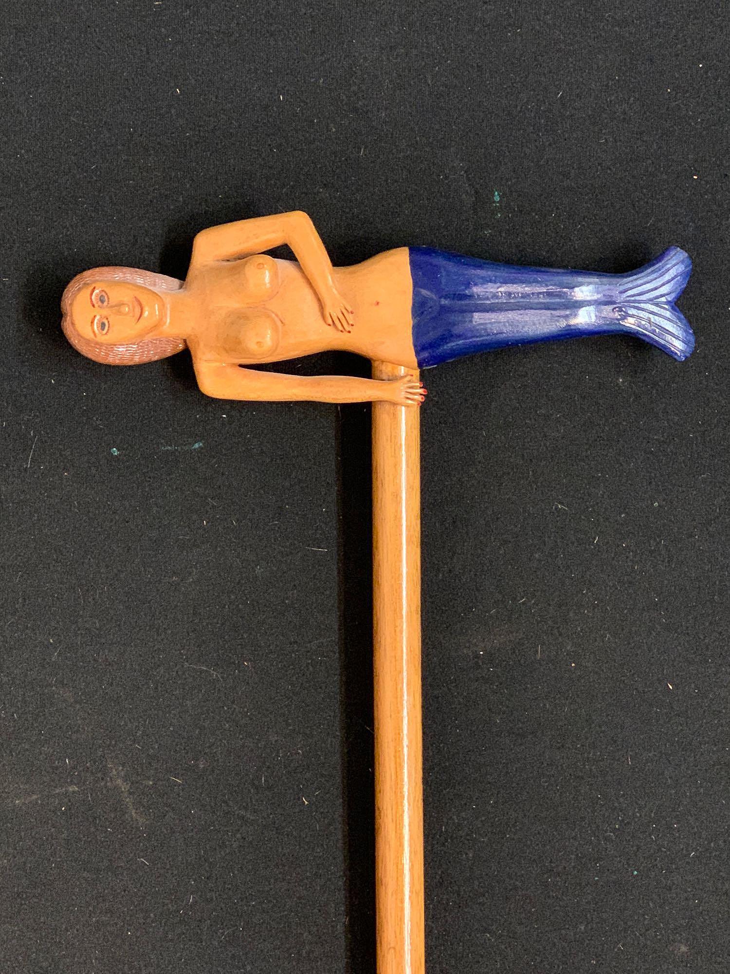 Ralph Buckwalter Mermaid Walking Cane (1 of 3)