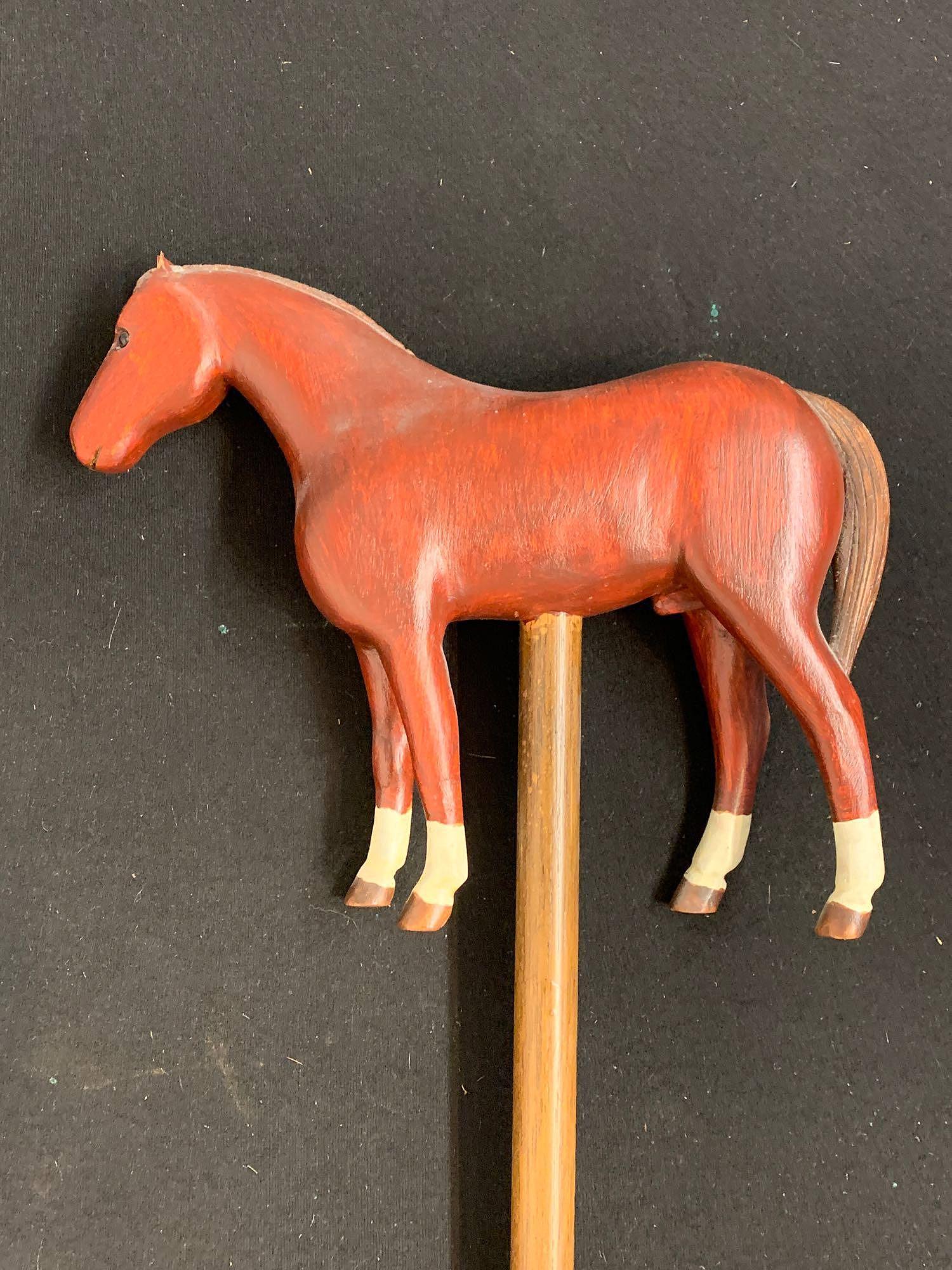 Ralph Buckwalter Horse Walking Cane (1 of 4)