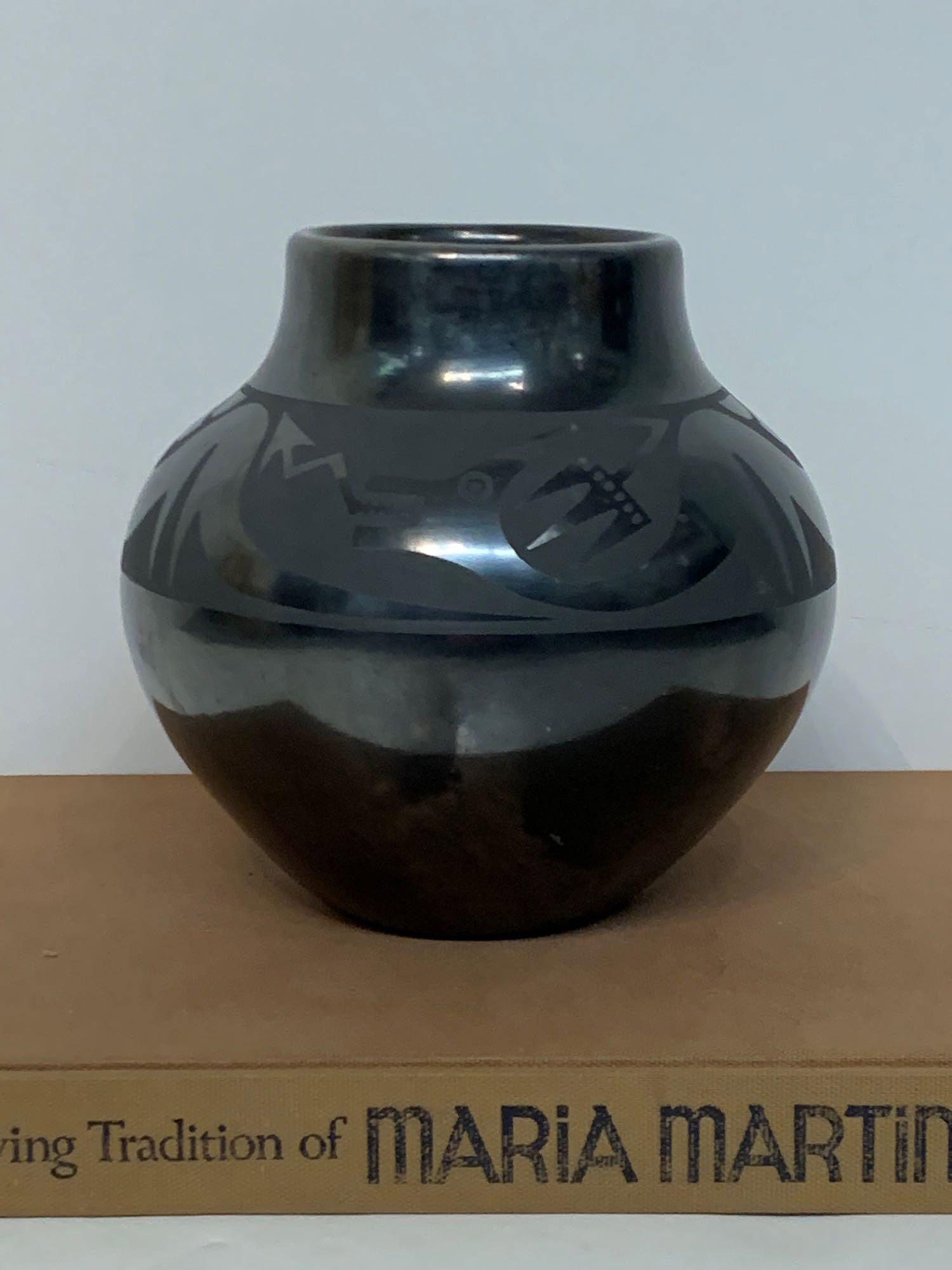 Maria Martinez Blackware Vase (1 of 5)