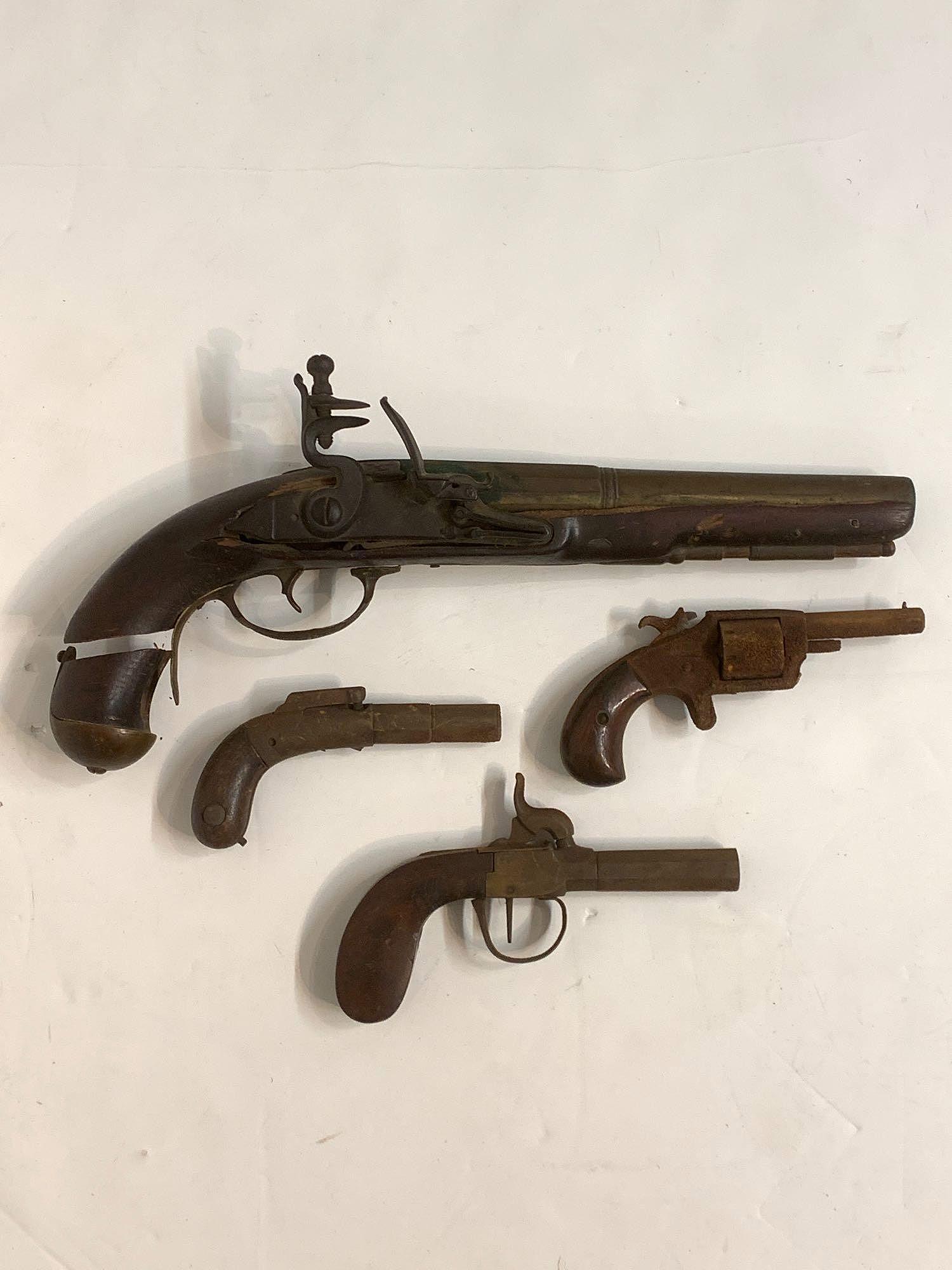 Four Antique Pistols (1 of 5)