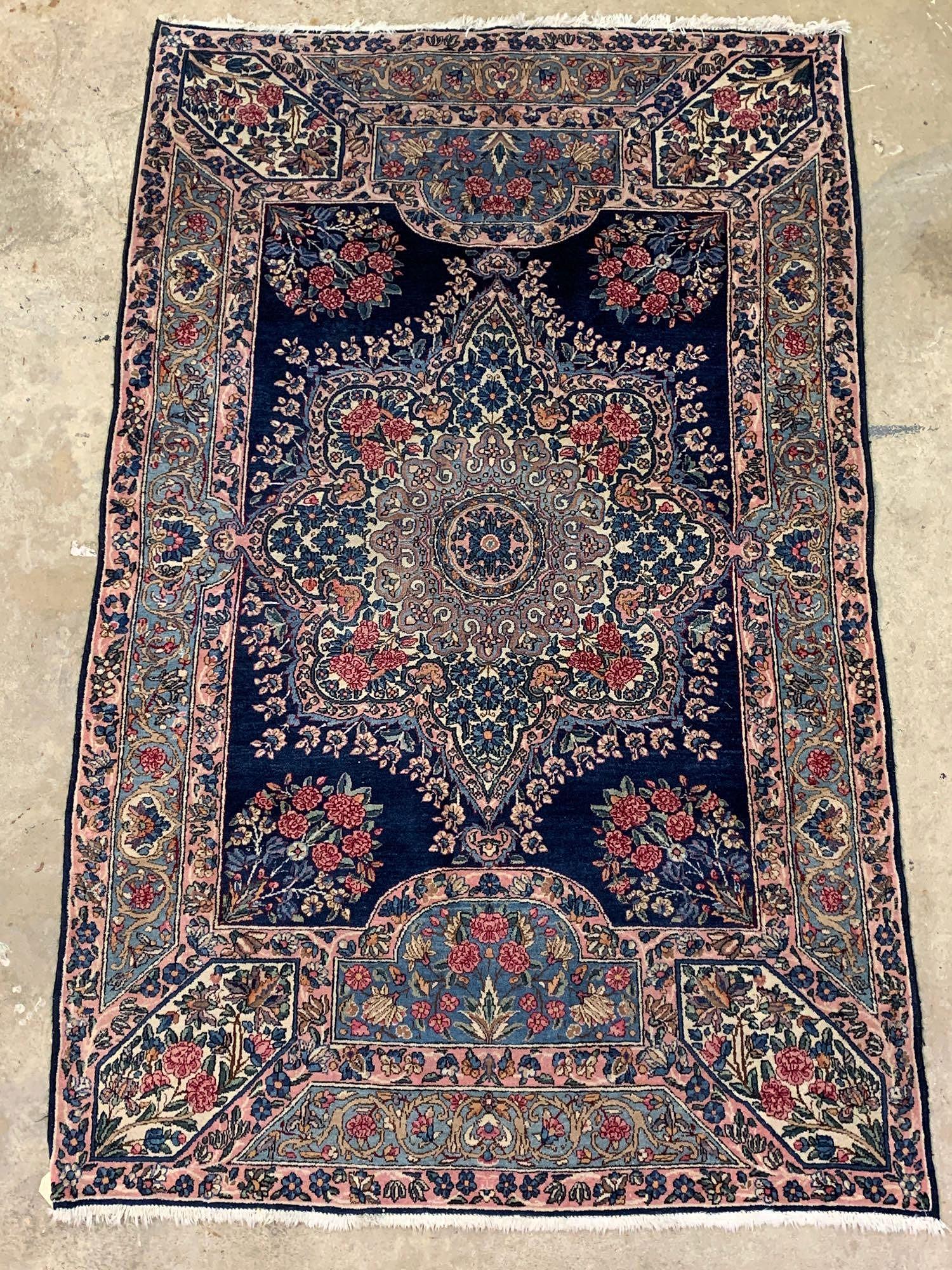 Kerman Area Carpet, 6ft 3in x 4ft (1 of 3)