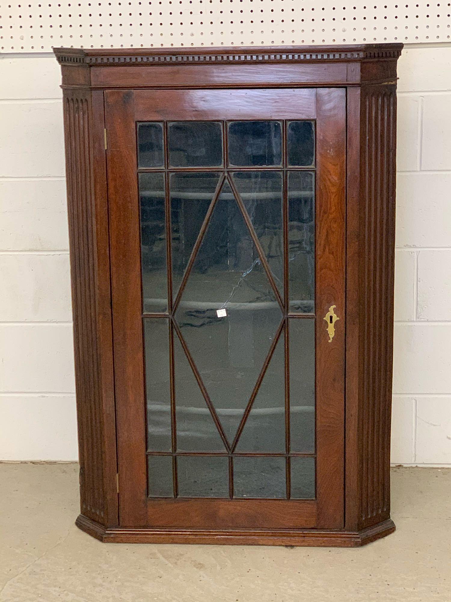 Georgian Hanging Corner Cupboard (1 of 4)