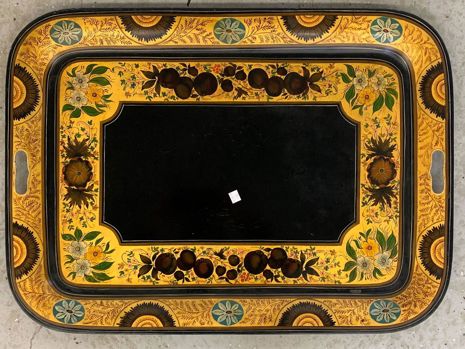 Tole Painted Tray (1 of 3)