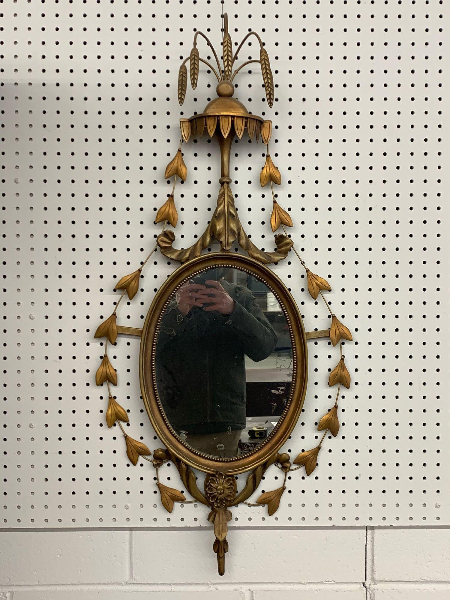 19th C. Adams Gilt Mirror (1 of 5)