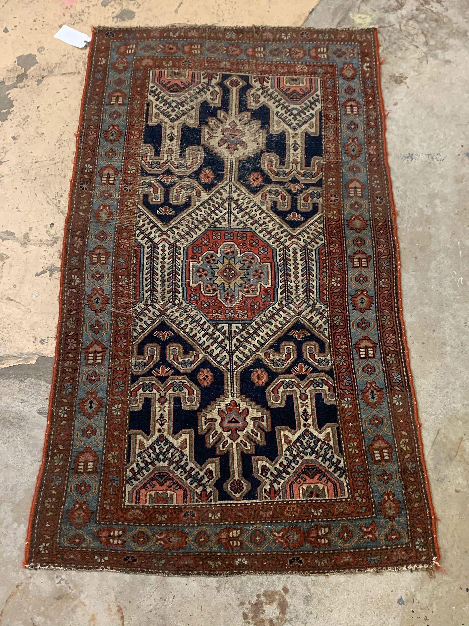 Caucasian Throw Carpet, 6ft 2in x 3ft 6in (1 of 6)