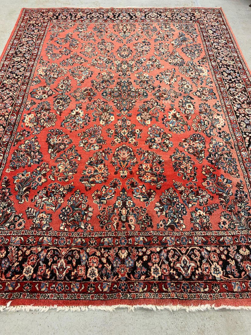 Sarouk Room Size Carpet, 9ft x 12ft (1 of 4)