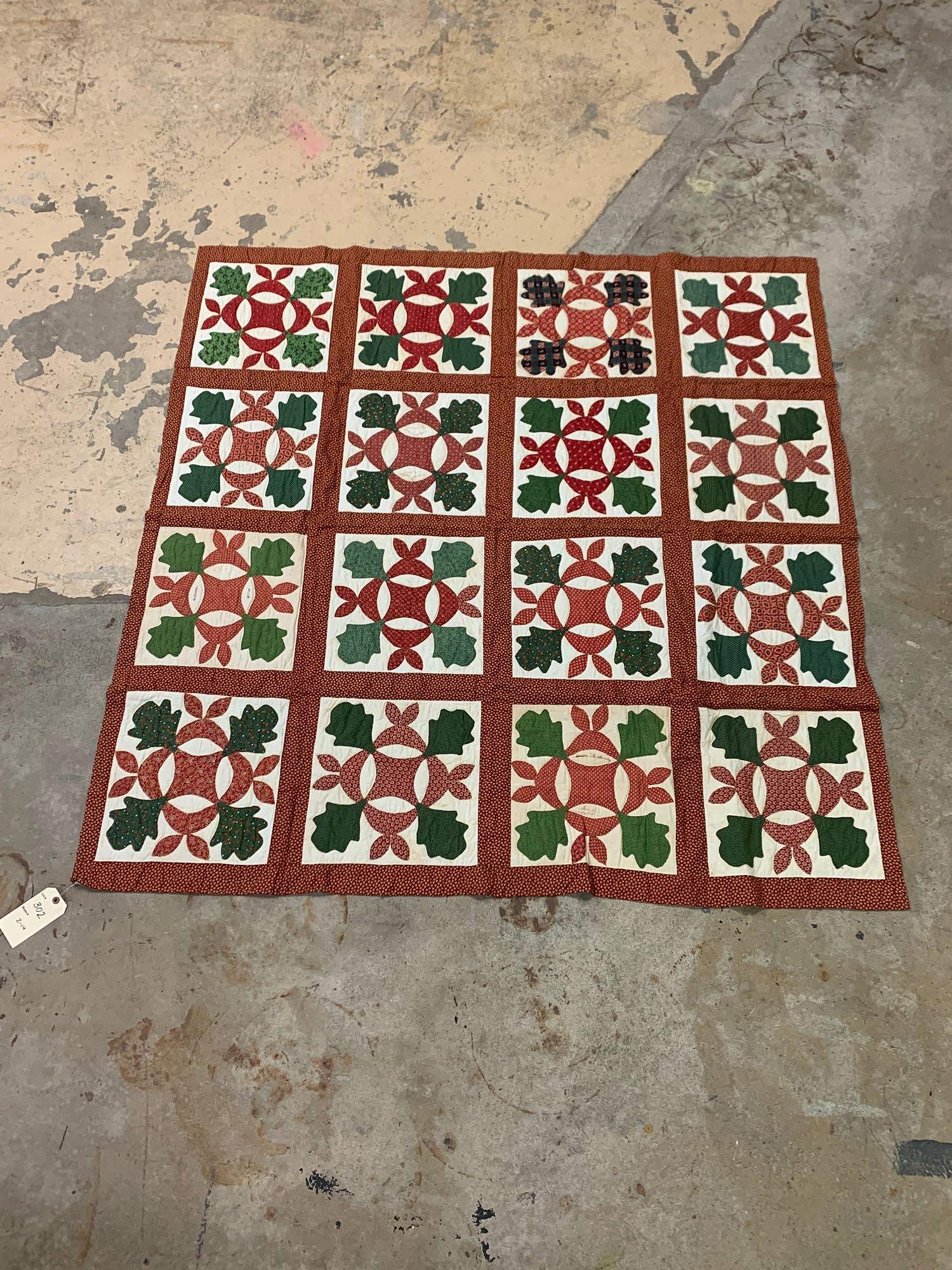 Antique American Friendship Quilt Feb 14, 2020 Briggs Auction, Inc