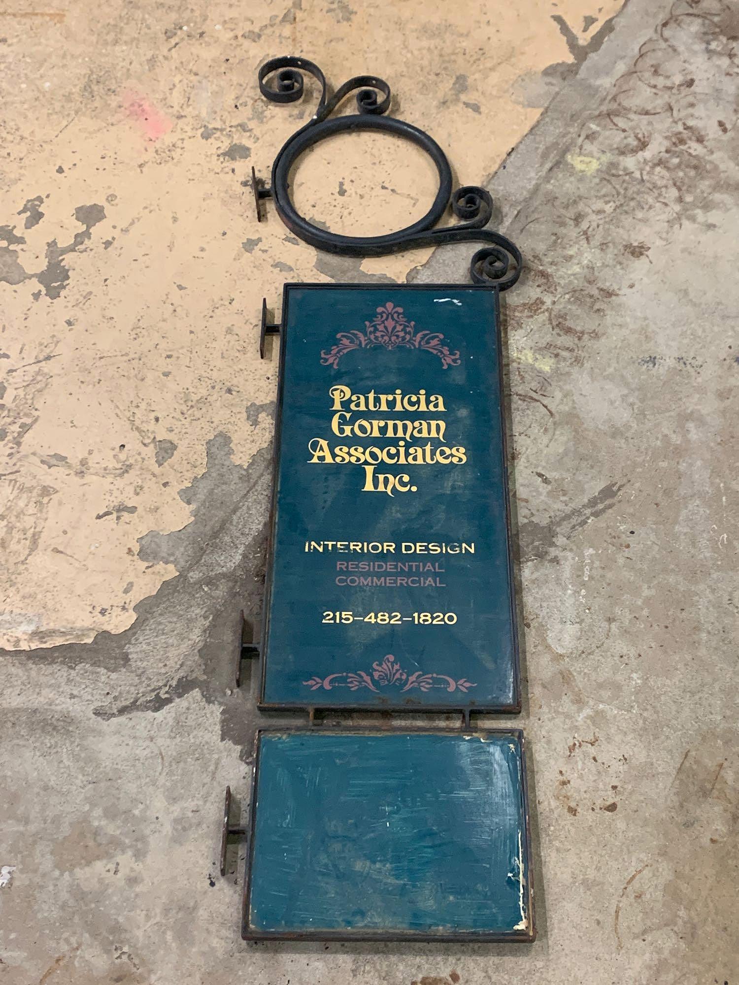 Iron-framed Flanged Building Trade Sign Frame (1 of 5)