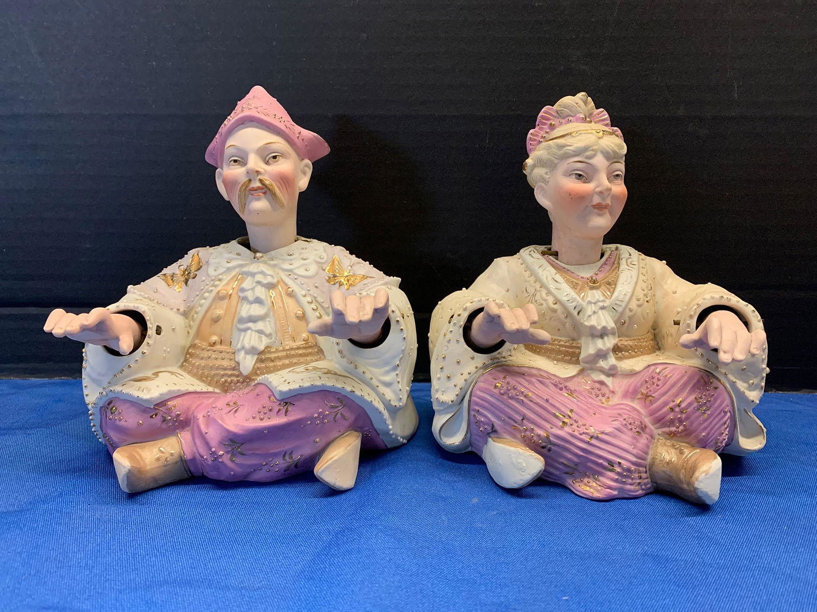 Pair Of Asian Porcelain Nodder Figurines (1 of 3)