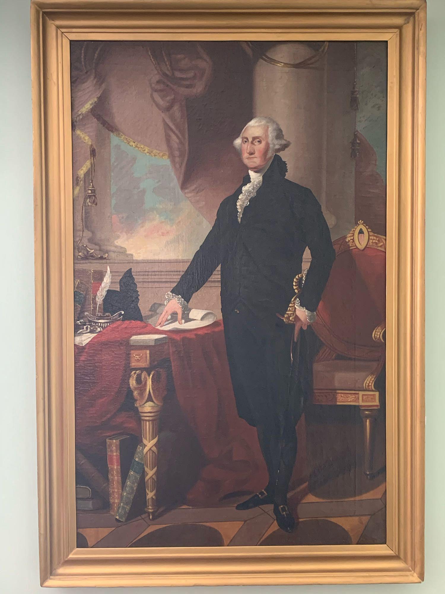 After Gilbert Stuart. Oil/Canvas, G. Washington (1 of 5)