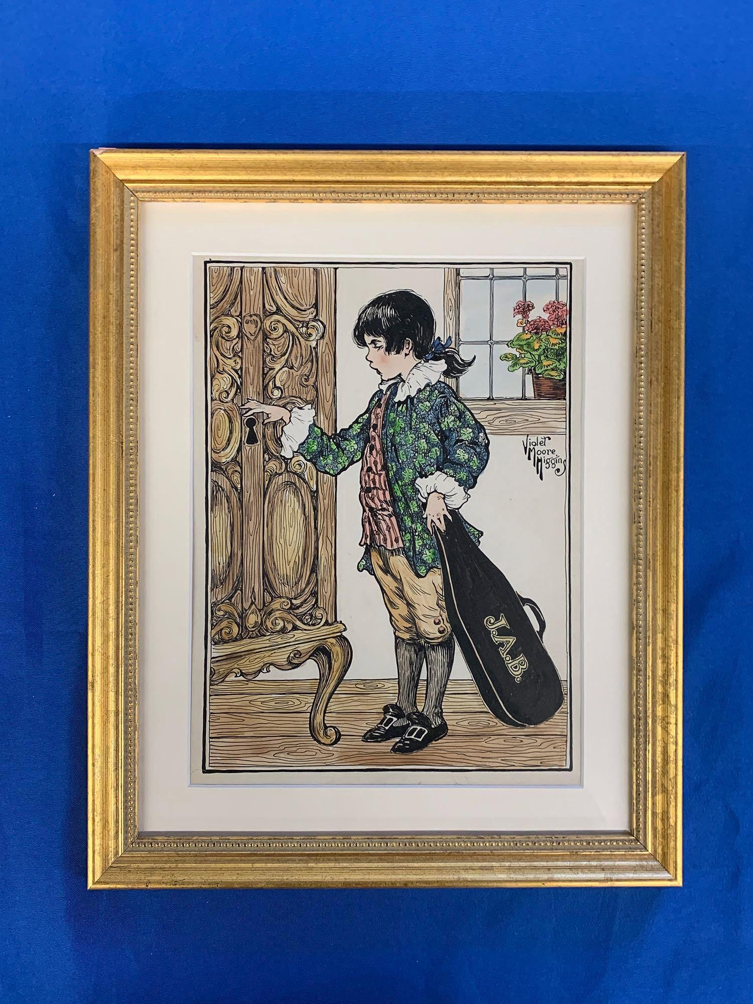 Violet Moore Higgins. Original Illustration (1 of 3)