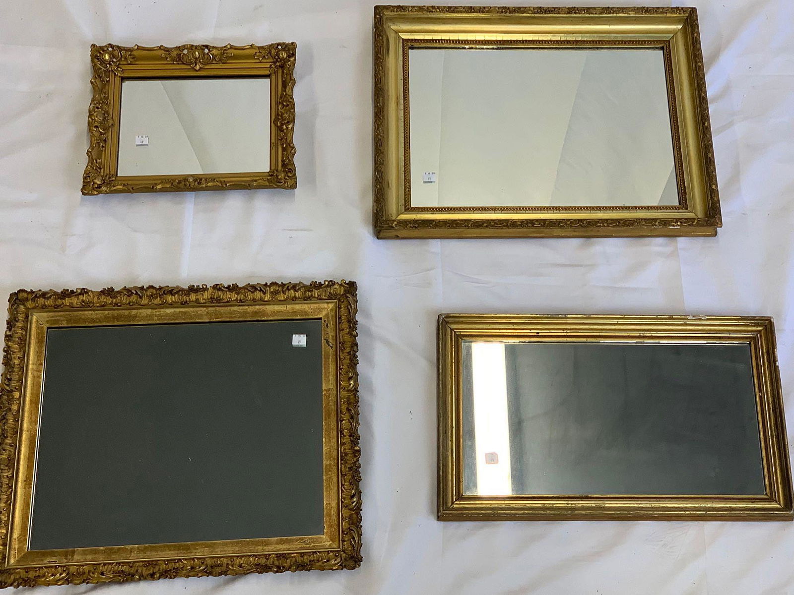 Four Giltwood And Gesso Mirrors. (1 of 3)