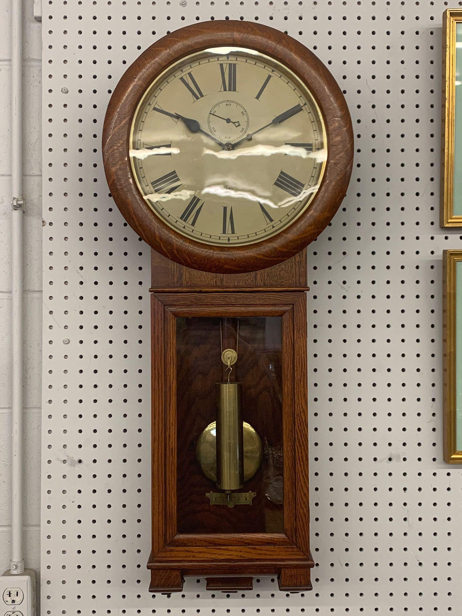 Seth Thomas Oak Case Regulator Clock (1 of 3)