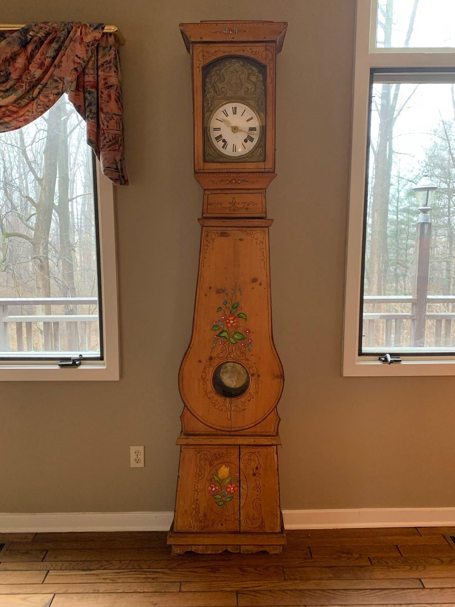 French Morbier Long Case Clock (1 of 5)