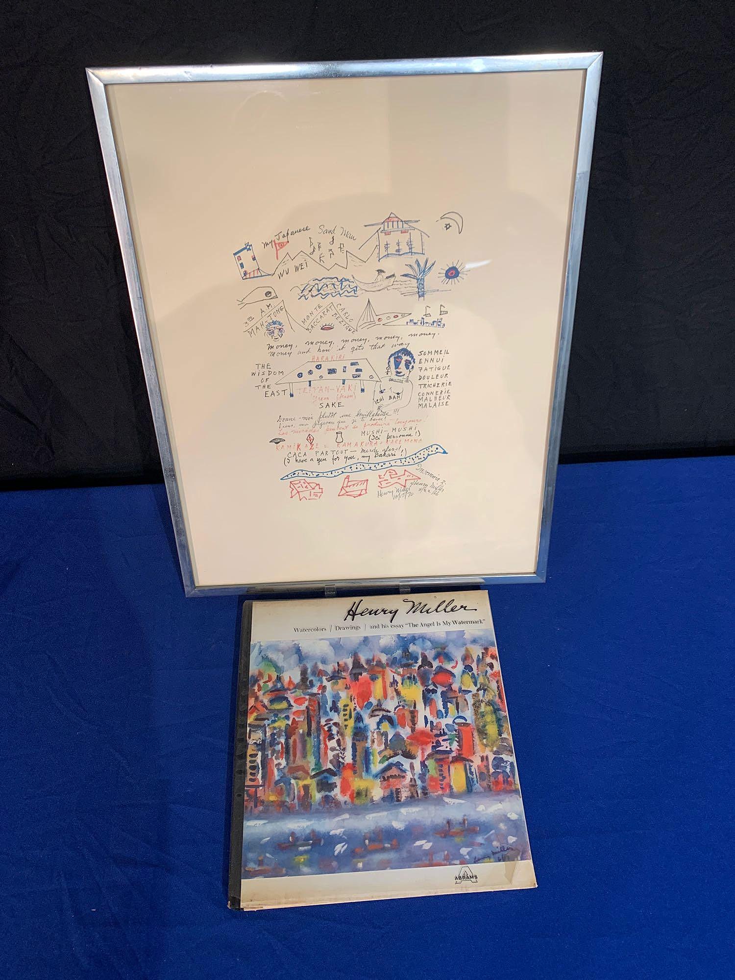 Two Works by Henry Miller, 1970 (1 of 7)