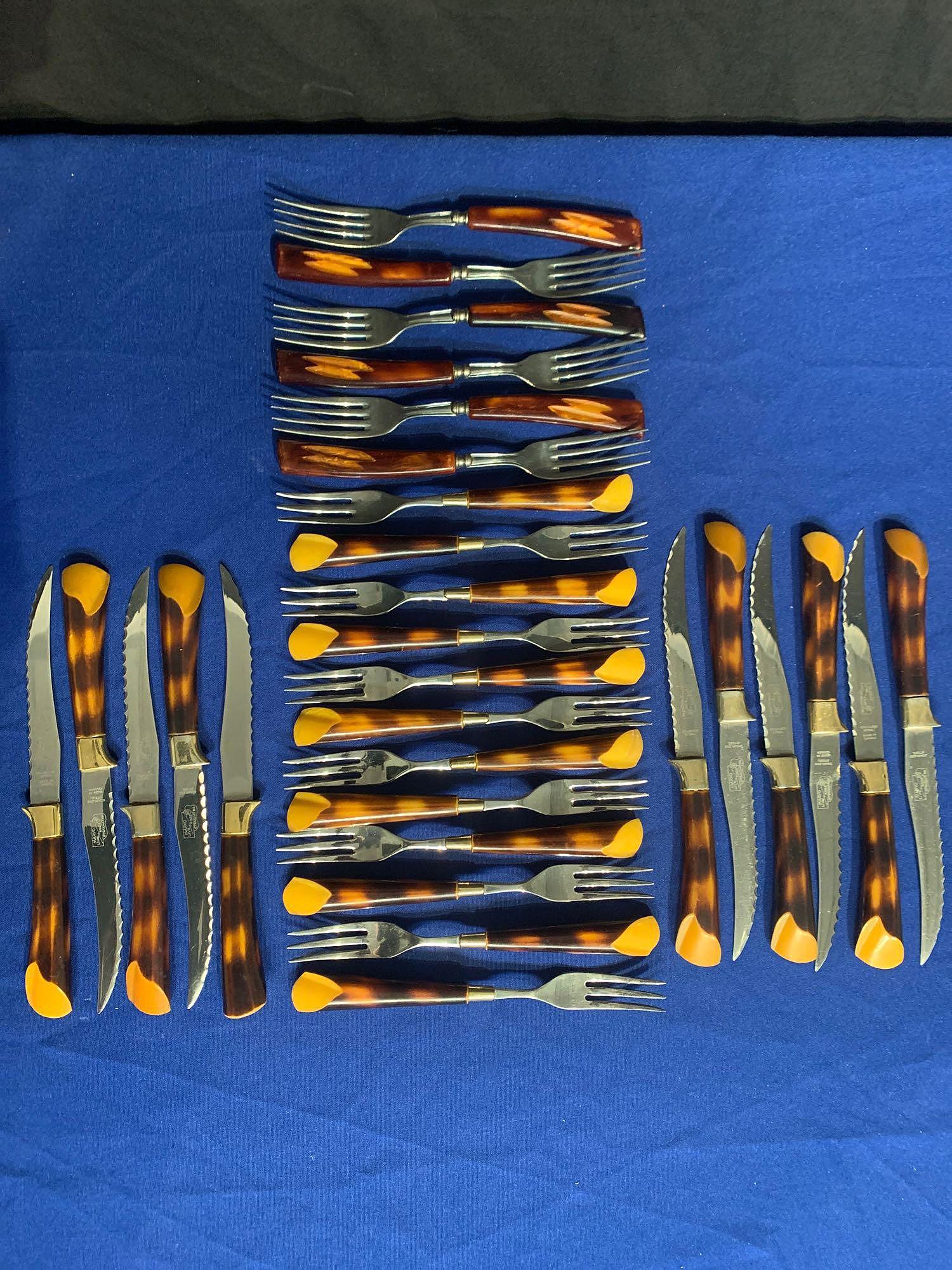 Assembled Art Deco Bakelite Flatware Service (1 of 5)