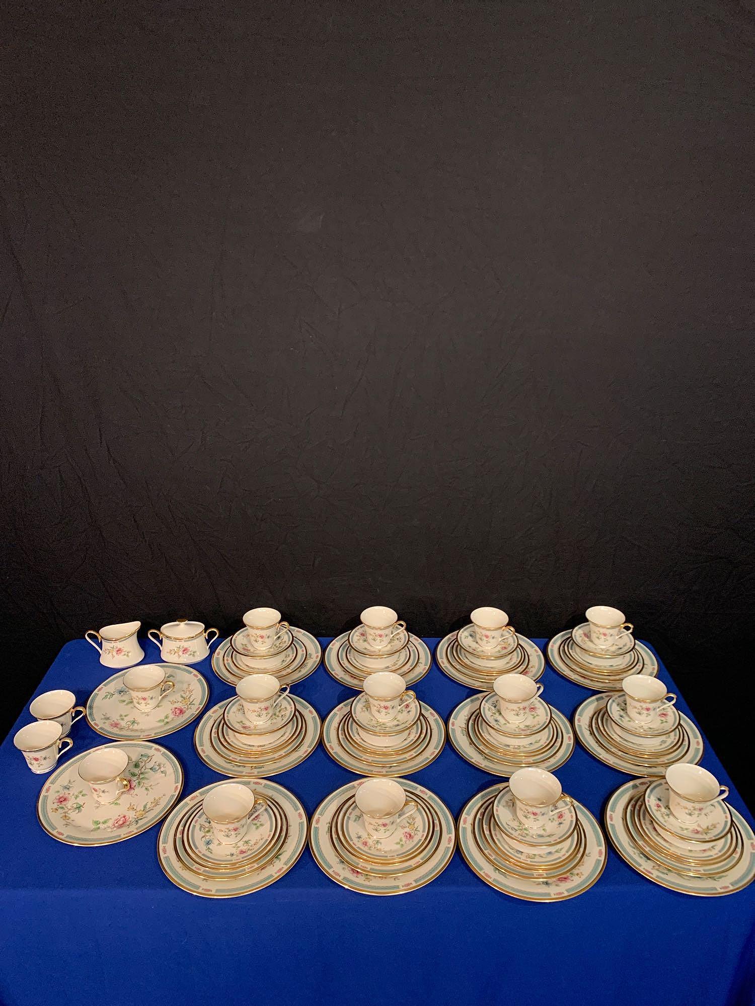86-pc. Lenox Morning Blossom Dinnerware Service (1 of 8)