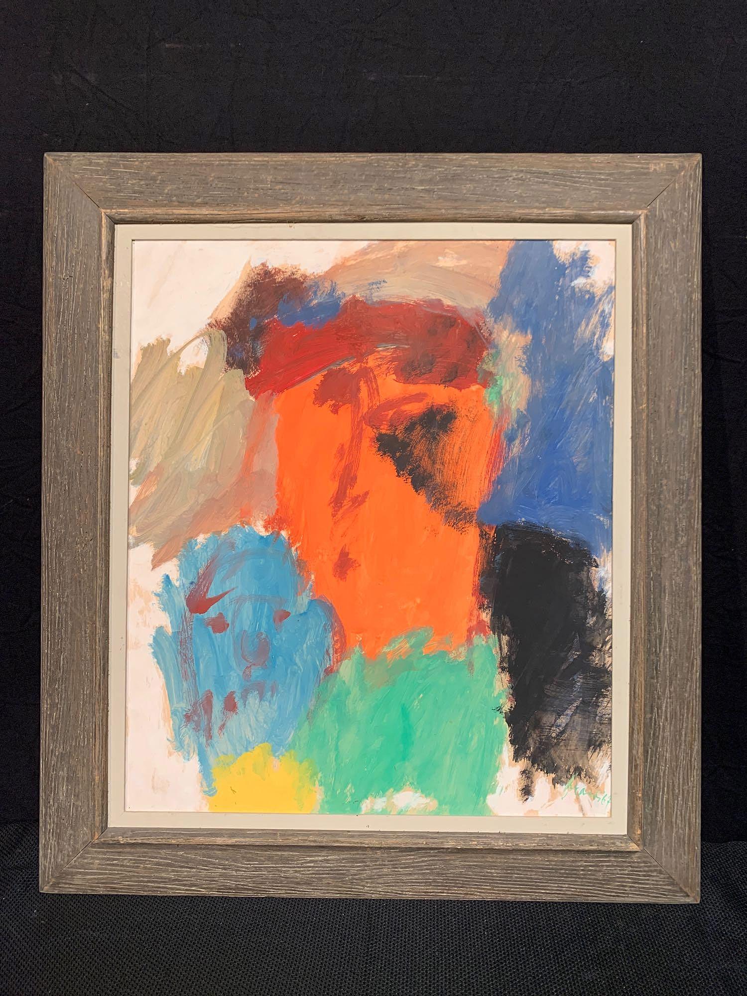 Eugene Brands. Mixed-Media/Board, Abstract (1 of 8)