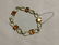 18K Gold Bracelet with Citrines