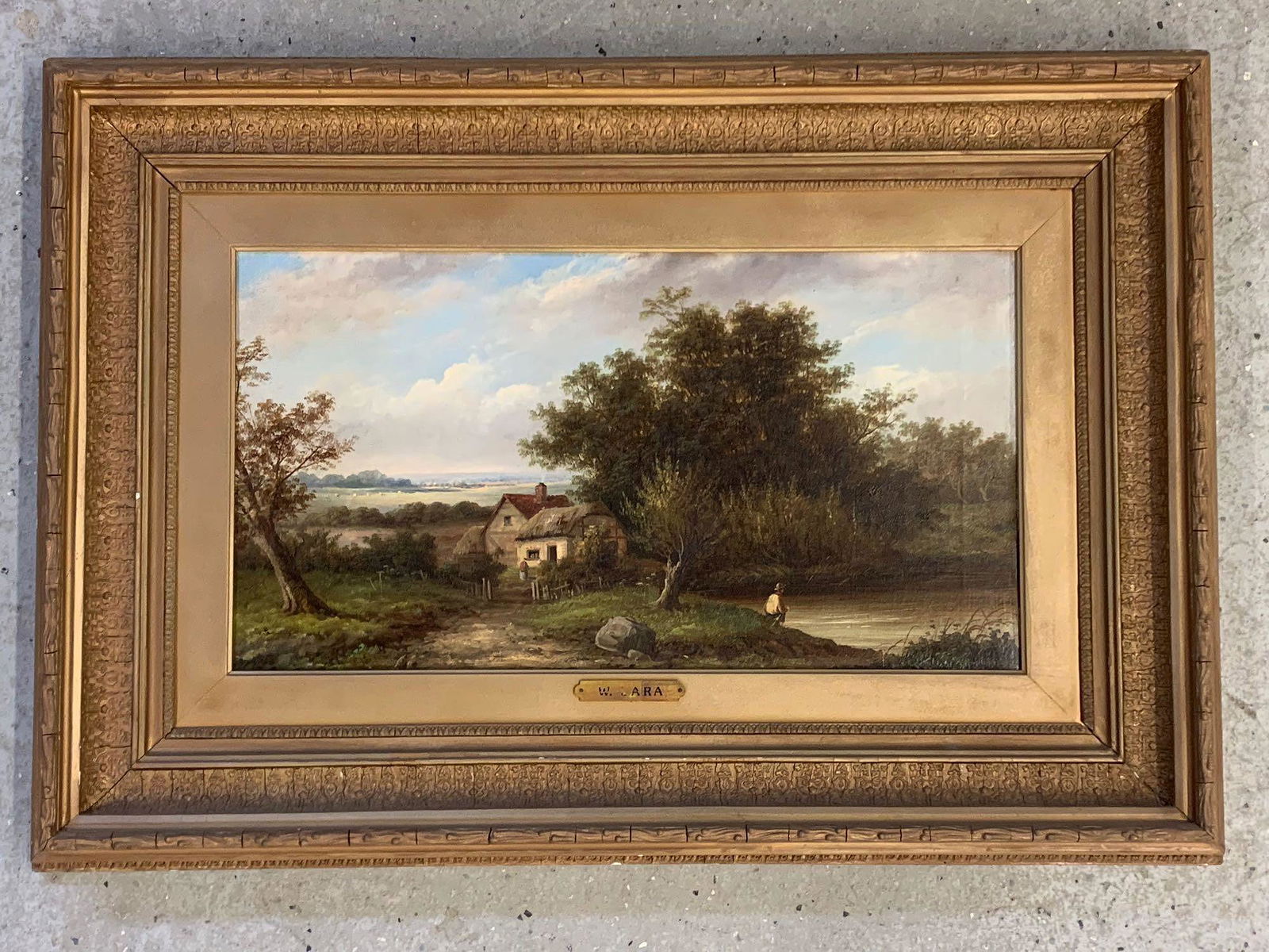 Attrib. William Lara. Oil On Canvas, Landscape (1 of 4)