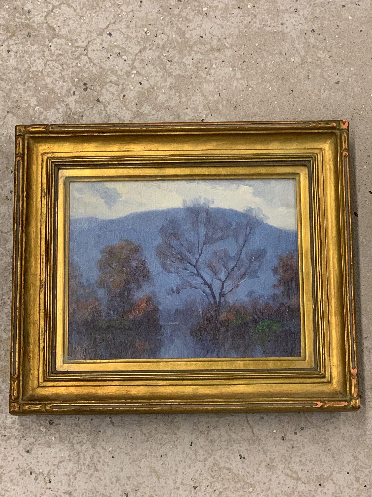 Francis Dixon Oil/Masonite Landscape (1 of 4)