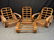 Paul Frankl-style Rattan Living Room Set