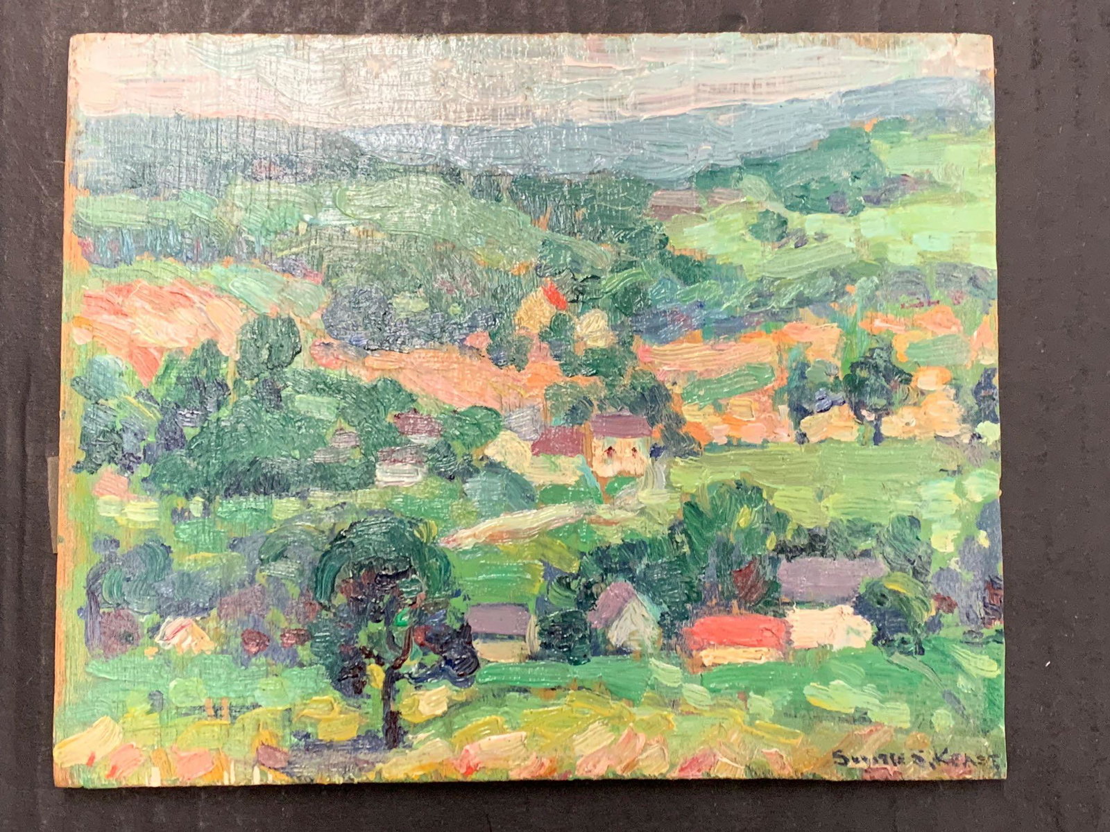Susette Keast. Oil on Board, Landscape (1 of 5)