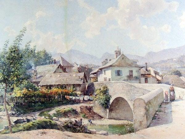 Jacques Morion. Oil/Canvas Mediterranean Landscape (1 of 5)