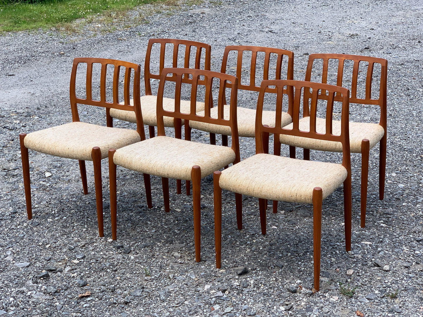 Six Niels Moller Teak Dining Chairs (1 of 6)
