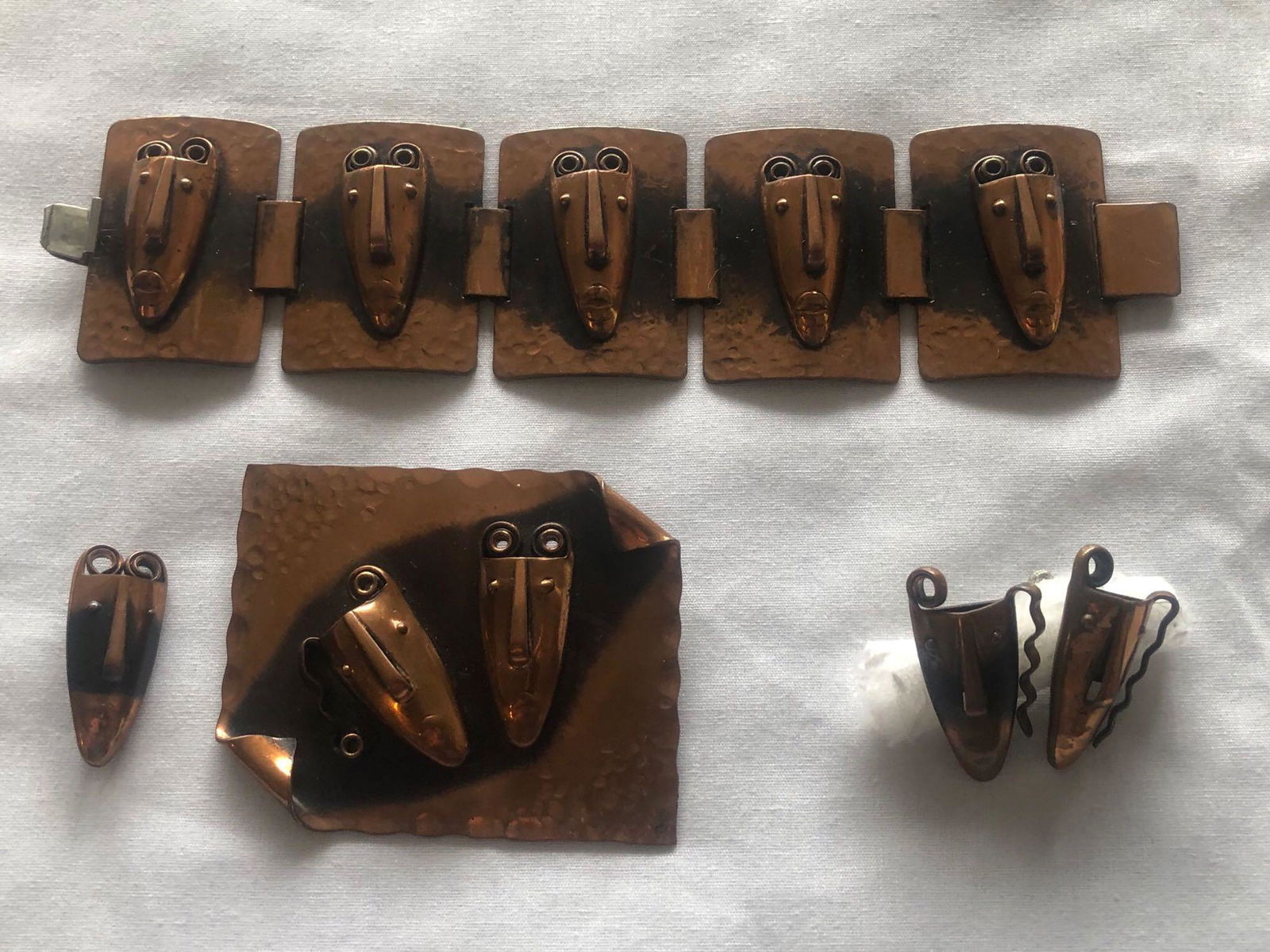 Rebajes Brazilian Mask Copper Jewelry (1 of 6)